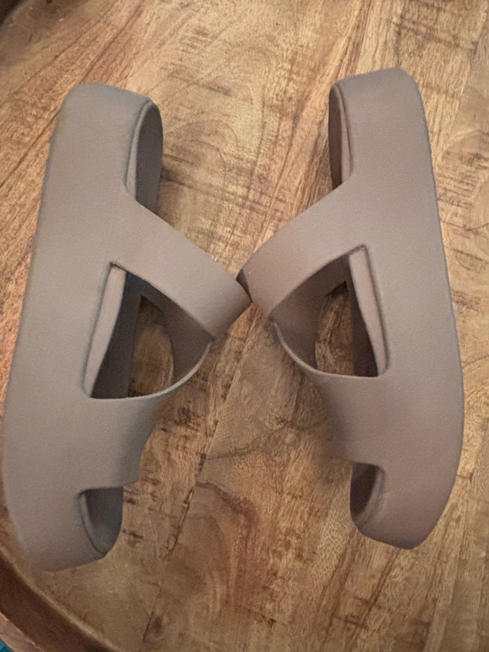 CROCS Truffle Brown Slide Sandals - Picture 3 of 5